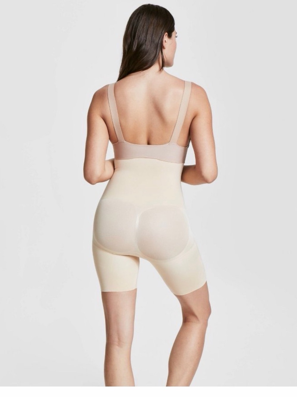 Assets by Spanx High-Waist Shaping Short - Cream